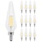 Luxrite HX10.5 LED Light Bulbs 4.5W 60W Equivalent 500LM 4000K Cool White Dimmable E12 Base, 12PK LR21672-12PK - alternate 1